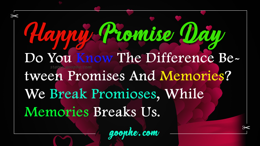 Happy Promise Day Sms For Girlfriend