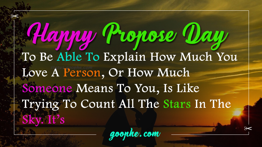 Propose Day Status For Wife